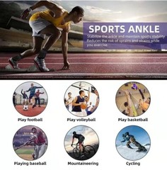 Women Men Adjustable Ankle Support Compression Ankle Brace Protector Sport Strap
