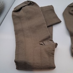 JOBST for Men Casual 30-40mmHg Knee High Socks Large Khaki Full Calf