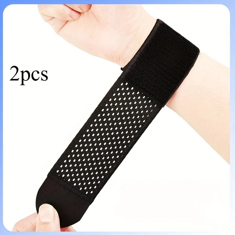 2PCS Ultra-Thin Wrist Support Strap – Adjustable Compression Brace Pain Relief