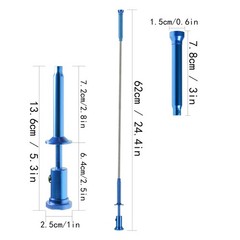 Flexible Claw Grabber Pickup Tool with Magnetic Bright LED Light,24.4in Long …