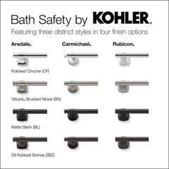 KOHLER Carmichael 16 in. Grab Bar in Polished Chrome K-R27235-CP