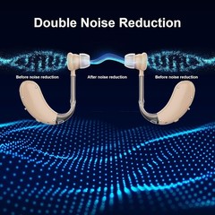 Hearing Aids For Seniors,Invisible Rechargeable Amplifier With Noise Cancelling