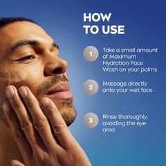Nivea Men Maximum Hydration Face Wash Face Wash Provitamin B5 And Aloe Vera