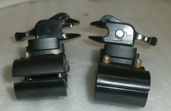 SET OF 2 WHEELCHAIR BACK SUPPORT BRACKET GOOD AS PICTURE