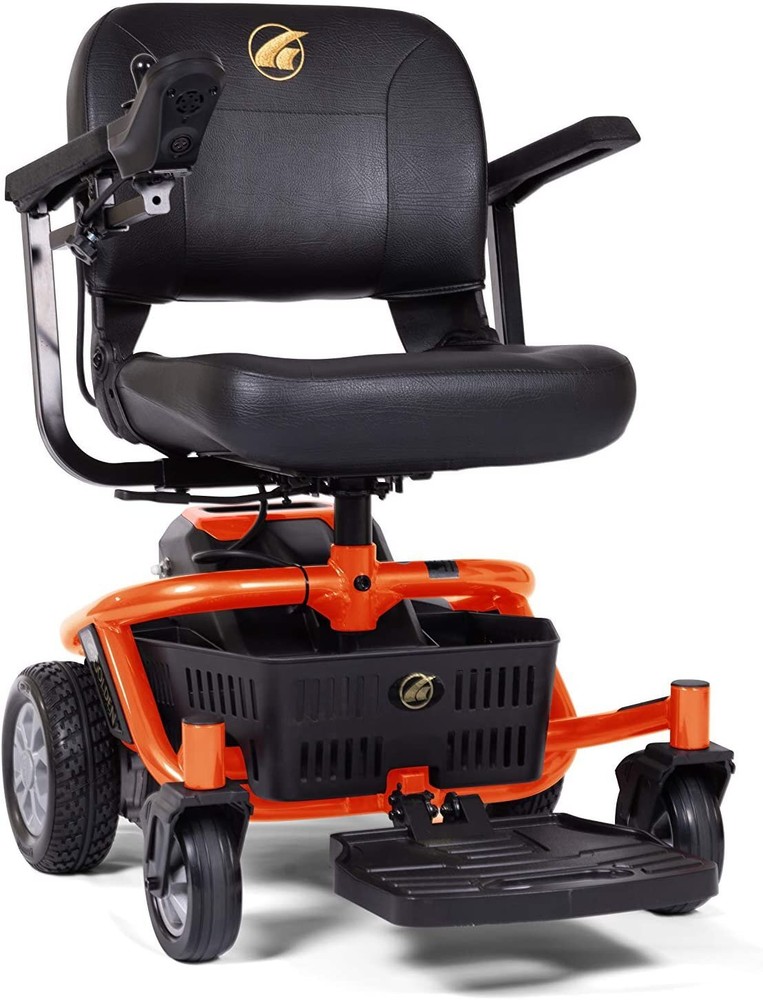 Golden Technologies – LiteRider Envy – Compact Power Chairs (Solar Flare Orange)