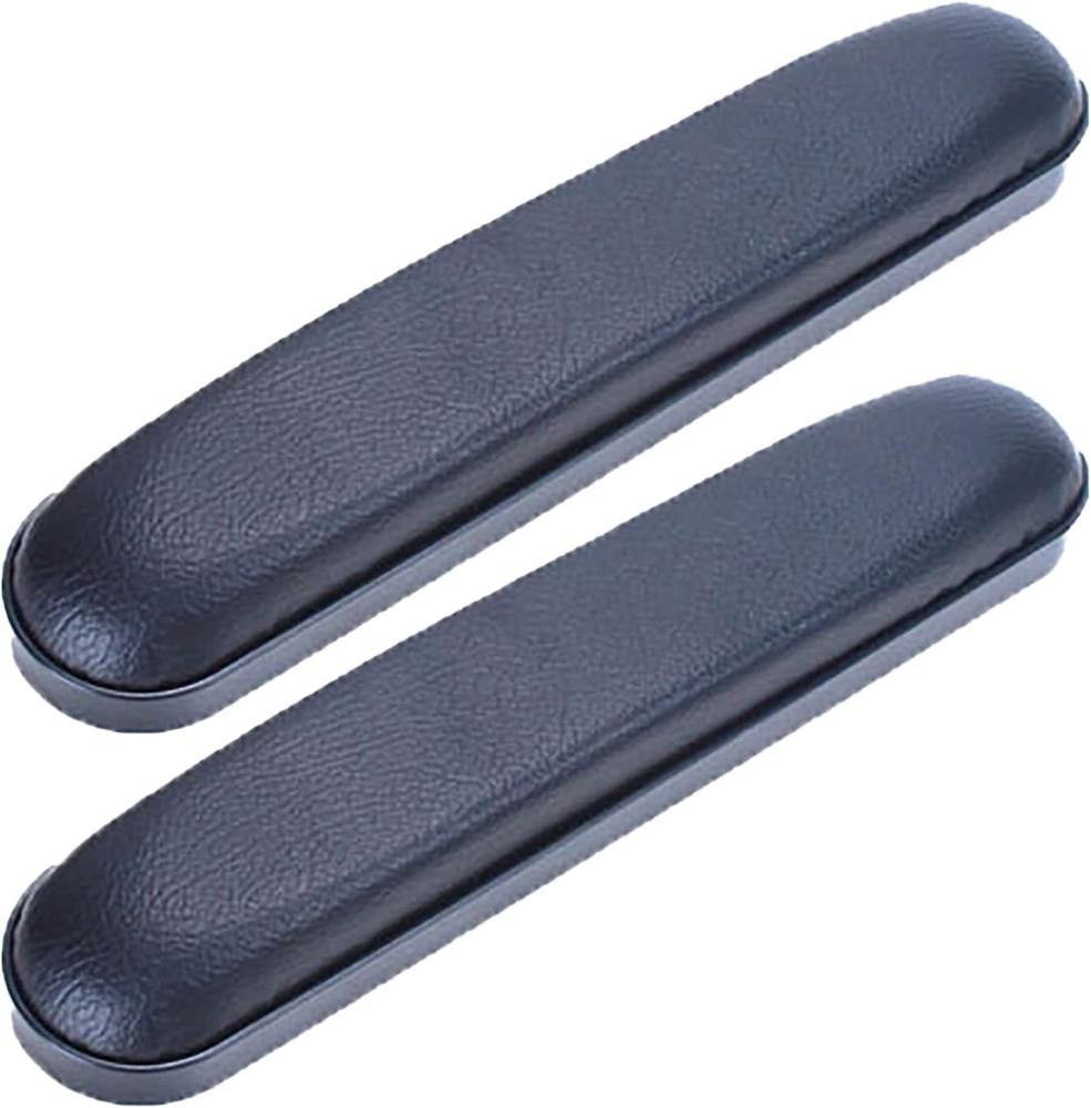 1 Pair Universal Wheelchair Armrest PU Leather Sponge Padded Arm Pads Replacemen