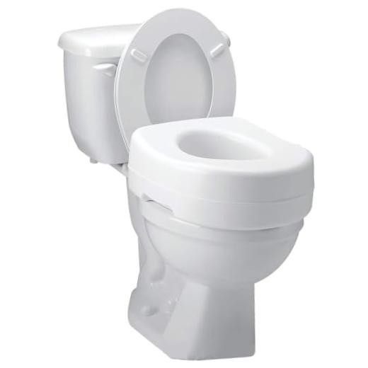 Adds 5 Inches of Height, Elevated and 5 Inch (Pack of 1) Toilet Seat Riser