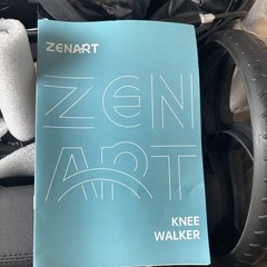 Zenart Knee Scooter Steerable Knee Walker MT-9253 NEW Black