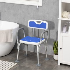 EVA Padded Bath Seat with Adjustable Height, 299 lbs. Capacity