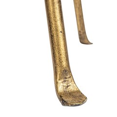 Creative Co-Op Metal Martini Cocktail Table Antique Brass Ec1446