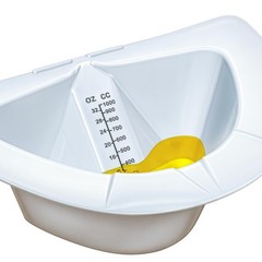 Graduated Specimen Collector Pans [Pack of 5] Toilet Nursing Hat for Urine, Vomi