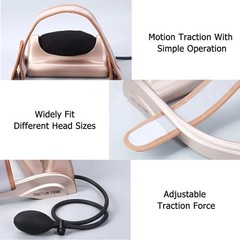 Inflatable Neck Traction Cervical Posture Stretching Device Air Pump Spine Verte