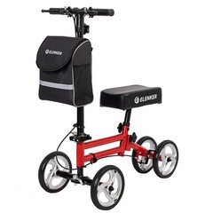 Deluxe Medical Aid Knee Scooter Steerable Knee Walker Wheelchair Stand up Knee