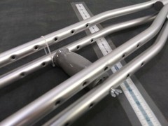 Carex Push Button Aluminum Crutch, Adult read description new