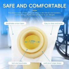 Men Wearable Urinal Reusable Protable Silicone Urine 2000ml 1000ml 500ml Leg Bag