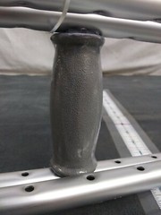 Carex Push Button Aluminum Crutch, Adult read description new