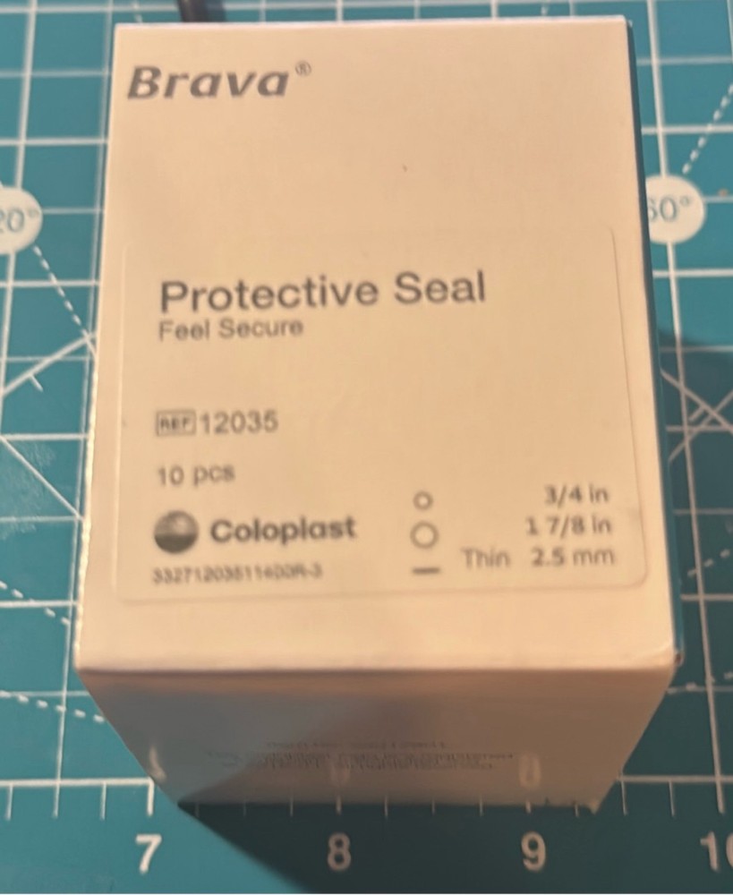 Coloplast Brava Protective Seals, 12035, 3/4 in – 1-7/8 in – Thin 2.5mm, QTY: 10