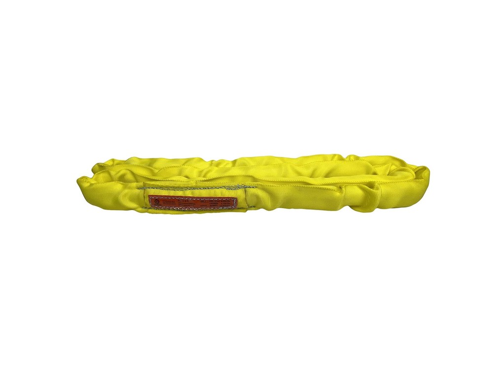 Power Lift PL3x45′ Yellow Polyester Round Sling (8,400 lb. Vertical Capacity)…