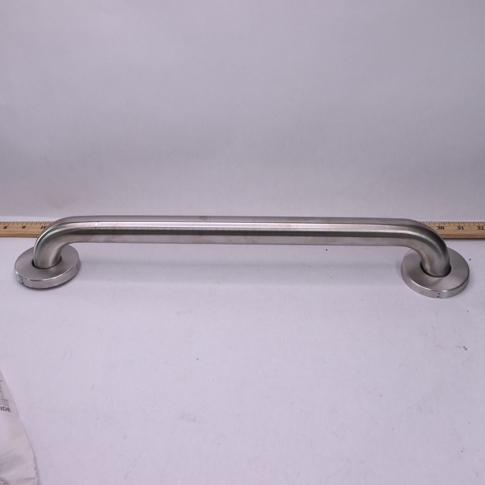 Glacier Bay 18 in. L x 1 1/2 in. ADA Compliant Grab Bar in Polished SS