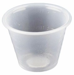 Medi-Pak Medicine Cup, 1 oz. Clear Polypropylene, Case of 5000