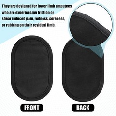 6 Pcs Amputee Essentials Prosthetic Liner Patch Accessories 4.5 x 7.5 Inch