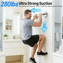 2 Pack Grab Bars for Shower Handle, Elderly Assistance Products, Seniors Removab