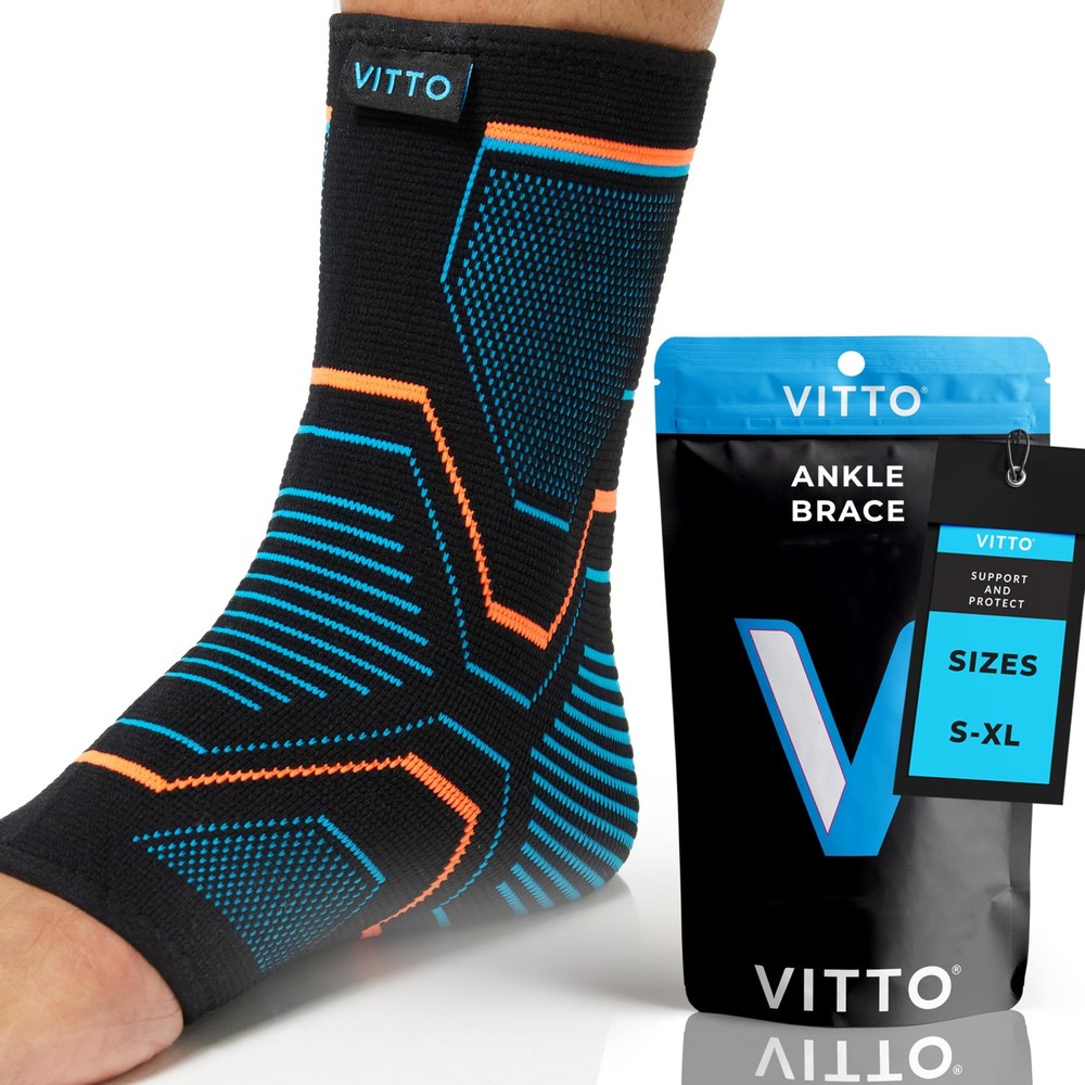 Ankle Brace for Sprained Ankle – Ankle Compression Sleeve for Men Women. Ank…