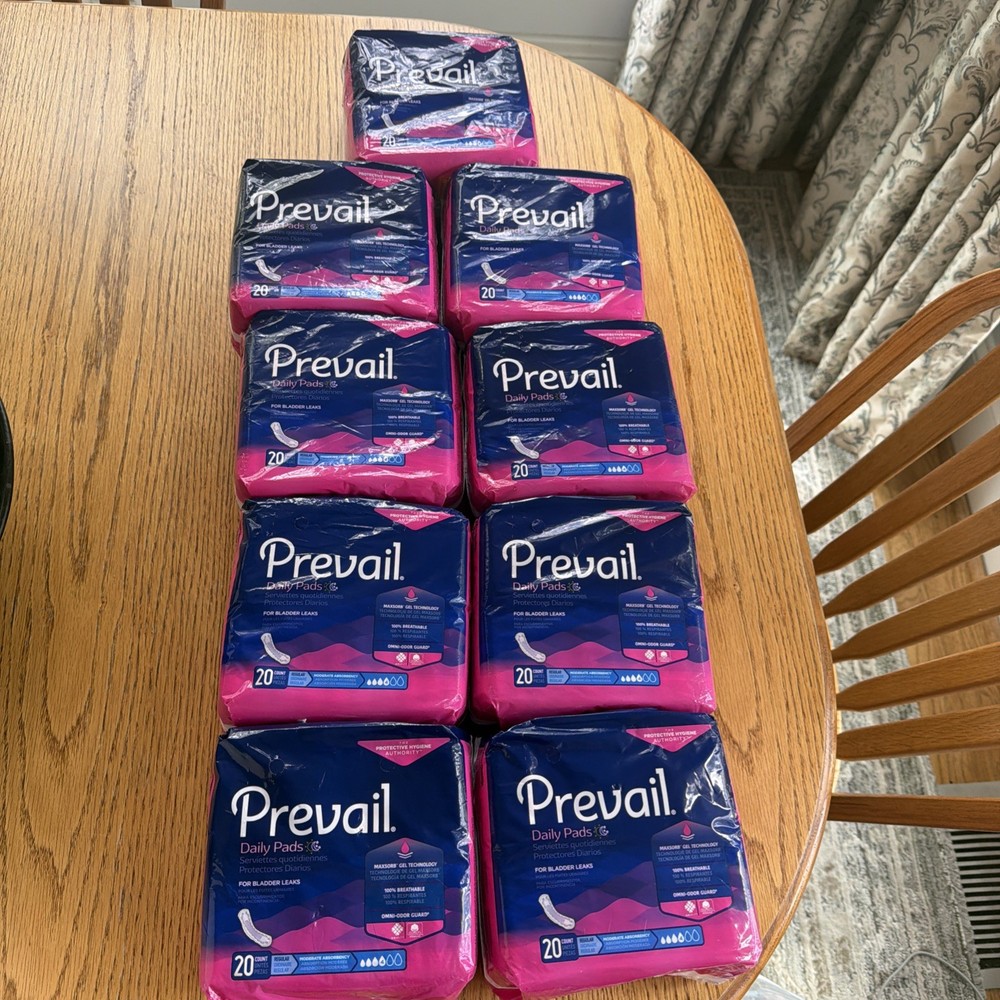 Prevail 180 Count 9 Packs Of 20 local pickup