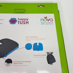 Nova Happy Tush Seat Cushion with Coccyx Cutout Gel Cell Car Office Chair Travel