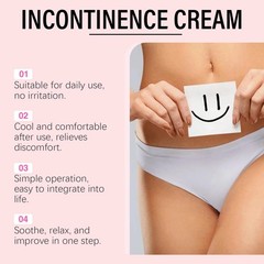 Women Incontinence Cream Active Control Anti-Leak Soothing Protection Daily Care