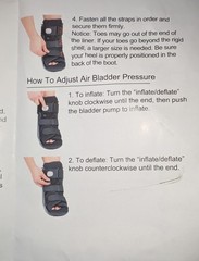 Walking Fracture Boot Short Protective Boot Fits Left or Right Foot Medium Black