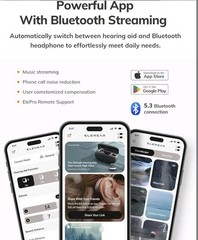 ELEHEAR-Beyond Hearing Aids, Bluetooth Rechargeable OTC Hearing Aids for Sen