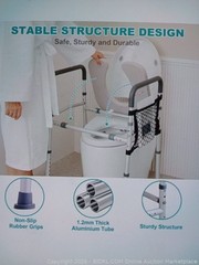 toilet seat riser with handles