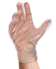 100 Polyethylene Gloves One Size CE Mark DPI Cat I – No Nitrile Latex