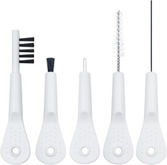 5Pieces Hearing Aid Cleaning Brush Kit for Earbuds/Headphones, Multi-Functional