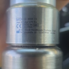 Ottobock 2R67 Tube Adapter w/ Torsion Unit 15Nm Nickel-Plated Steel