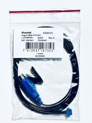 Phonak Plug-in Cable 312 2.0m/ L (CO/AE/AO) 058-0041 Rev A Programming Cable