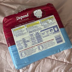 VINTAGE DEPEND New Overnight Fitted Briefs 16 Pack Size Large 1993 USA