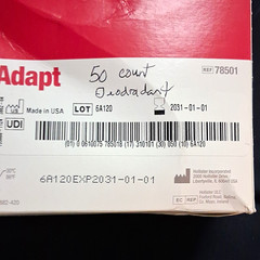 5×50 Hollister Adapt Ostomy Deodorant 50 Count MPN 78501 Exp 2031-01-01