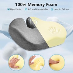 Cushion Lab Patented Pressure Relief Seat Cushion for Long Sitting Hours