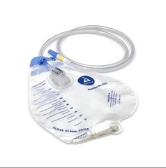 2000ml Urinary Drainage Bags Sterile Anti Reflux Valve ,4271, Lot of 6