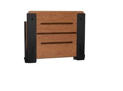 Seachrome Silhouette Folding Wall Mount Shower Bench Seat, Rustic Teak Seat w…