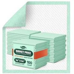 MILDPLUS Bed Pads with Adhesive Strips 30“X36“, 10 Count Chucks Disposable Und