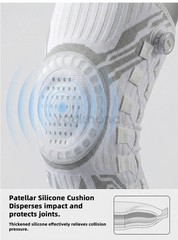 Smart Knob-Type Knee Brace Spring Support Patella Stabilizer Compression Sleeves