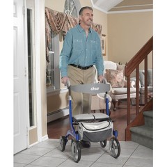 Rollator Drive Medical Nitro Blue 10 Inch