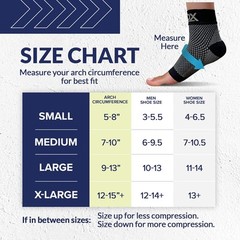 SB SOX Plantar Fasciitis Relief Socks – Night Splint & Foot Medium, Black