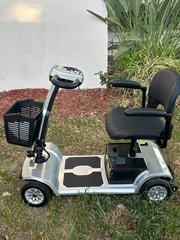 4 Wheel Foldable Mobility Scooter for Seniors Electric Scooter Lithium Battery