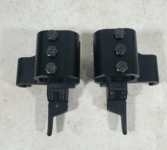 (Pair) Quickie SR45 Tilt in Space Manual Wheelchair Armrest Mount Brackets