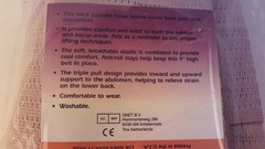 Core Products Dual Pull CrissCross Lumbosacral Flexible Belt Compression #TC1