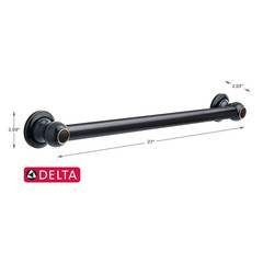 Porter 24 In. Grab Bar in Oil Rubbed Bronze
